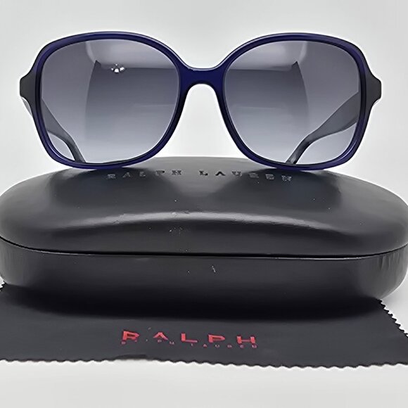 Ralph Lauren RA5186 Blue Tortoise Frame Polarized Blue Gradient Lens Sunglasses - Picture 1 of 16